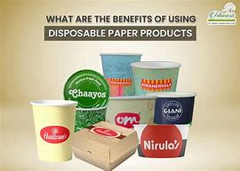 Image result for Disposable Paper Products