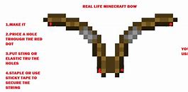 Image result for Minecraft Papercraft Bow and Arrow