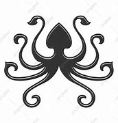 Image result for Octopus Silhouette Png