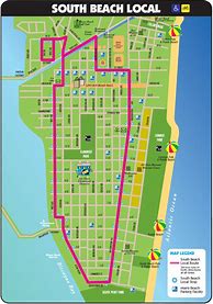 Image result for South Beach Miami Map