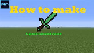 Image result for Green Emerald SWORD! Minecraft