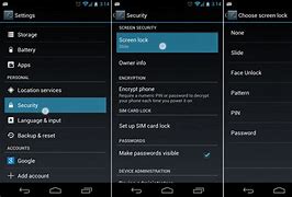 Image result for Android Security Settings