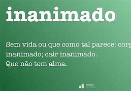 Image result for inanimado