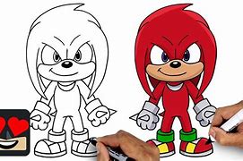 Image result for how to drawing knuckle sonic booms