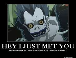 Image result for Death Note Memes