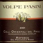 Image result for Volpe Pasini Friuli Colli Orientali Merlot Zuc di Volpe Focus