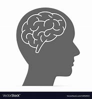 Image result for Head Silhouette with Brain