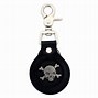 Image result for Black Leather Keychain