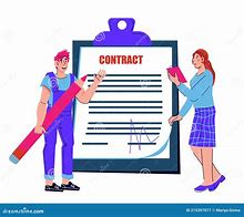 Image result for Cartoon Contract Business Logo