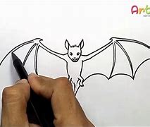 Image result for Drawing of a Bat for Kids