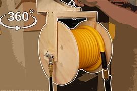 Image result for Portable Air Hose Reel