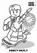Image result for LEGO Back to the Future Coloring Pages