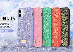 Image result for iPhone 11 with Glitter Case