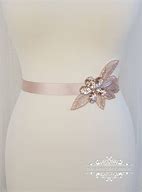 Image result for Rose Gold Belts for Dresses