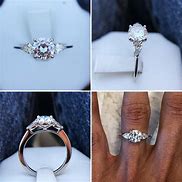 Image result for Round Cut Wedding Rings