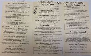 Image result for Annie's Pizza Menu