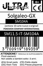 Image result for Solgaleo GX Promo Card