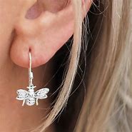 Image result for Sterling Silver Bee Earrings