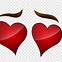 Image result for Heart Eye Emoji with Black Background