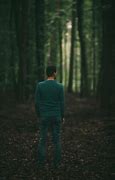 Image result for Man Standing Outside in the Dark