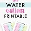 Image result for Drinking Water Challenge Chart