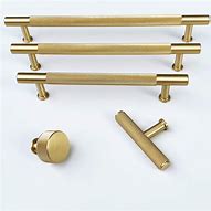 Image result for Polished Brass Cabinet Pulls Contemporary