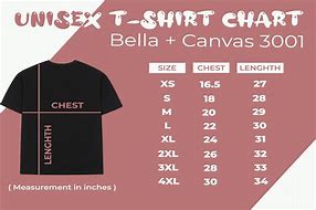 Image result for Bella Brand Size Chart