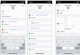 Image result for iPhone Contacts Page