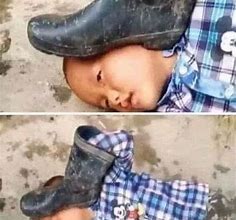 Image result for Boot On Head Meme