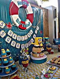 Image result for Spongebob SquarePants Birthday Party