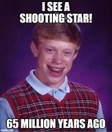 Image result for Dinosaur Shooting Star Meme