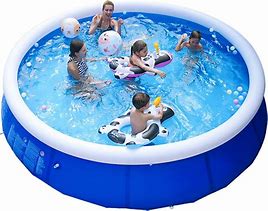 Image result for Clear Inflatable Family Swimming Pool