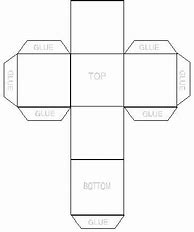 Image result for Cube Box Template Printable