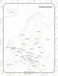 Image result for Europe Map Worksheet