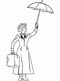 Image result for Mary Poppins Coloring Pages