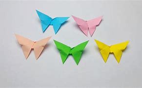 Image result for Sticky-Note Origami Butterfly