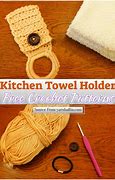 Image result for Crochet Elf Towel Holder