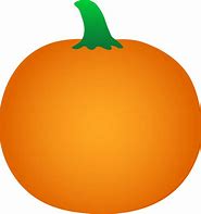Image result for Solid Orange Pumpkin Clip Art