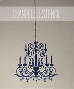 Image result for Chandelier Stencil