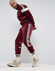 Image result for White Velour Adidas Tracksuit