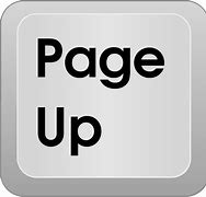 Image result for Page Up Key On Keyboard
