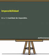 Image result for imposibilidac