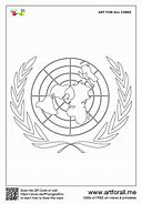 Image result for United Nations Flag Drawing