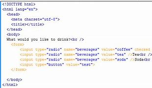 Image result for html radio button