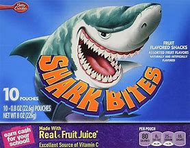 Image result for Shark Bites Fruit Snacks