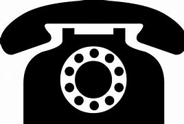 Image result for Telephone Clip Art Black and White