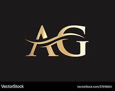 Image result for AG Letter Logo Design in White Background