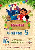 Image result for Lilo and Stitch Invitations Free