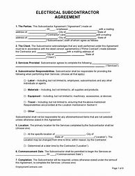 Image result for Electrical Contract Agreement