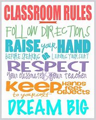 Image result for Classroom Rules PDF Printable